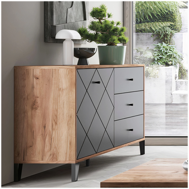 Комод MEBEL ELITE BACARDI Графит