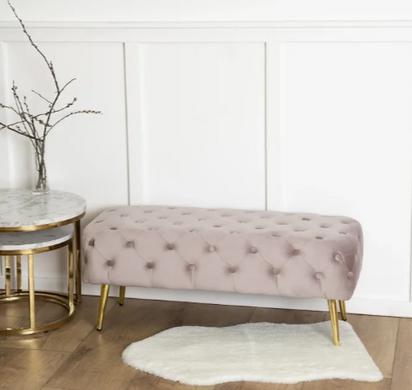 Лава оксамитова MEBEL ELITE VERA Velvet Рожевий
