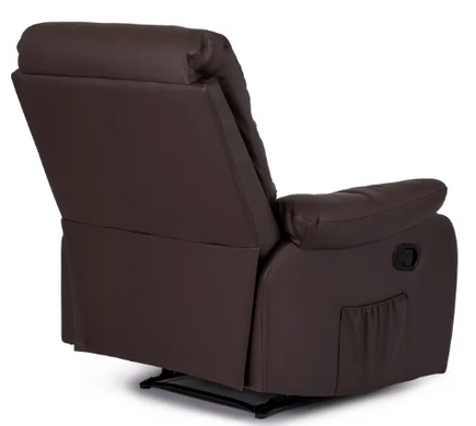 Массажное кресло MEBEL ELITE INTER экокожа: Коричневый