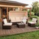 Комплект садових меблів MEBEL ELITE CALIENTE Бежевий