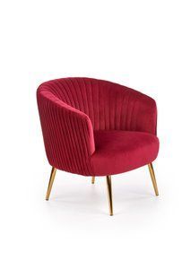 Крісло Crown Velvet Бордовий HALMAR