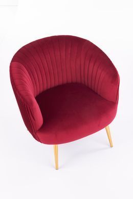 Крісло Crown Velvet Бордовий HALMAR
