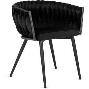 Стул бархатный MEBEL ELITE EMPOLI Velvet Черный