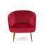 Крісло Crown Velvet Бордовий HALMAR