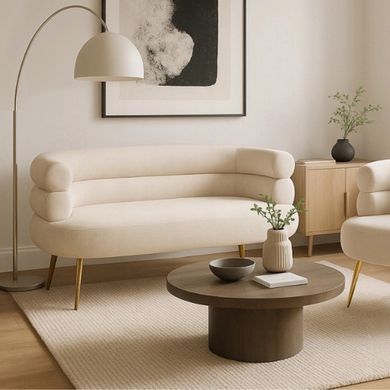 Диван MEBEL ELITE NANTES Кремовый