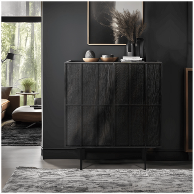 Комод MEBEL ELITE NAMBINO Чорний