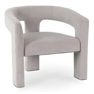 Кресло мягкое MEBEL ELITE LILLE Welur Серый
