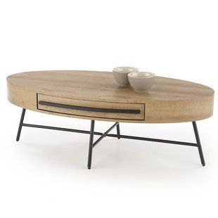Журнальный столик Carolina Дуб 120х60 см HALMAR