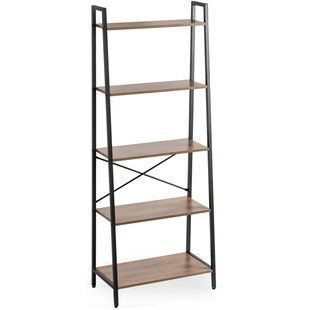 Стелаж MEBEL ELITE ERVA горіх / чорний