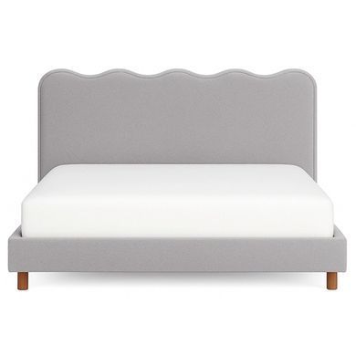 Кровать MEBEL ELITE IZMIR Boucle 160x200 см Серый