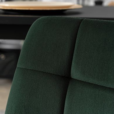 Барний стілець оксамитовий MEBEL ELITE ARIEL Ecru велюр Зелений / Золотий