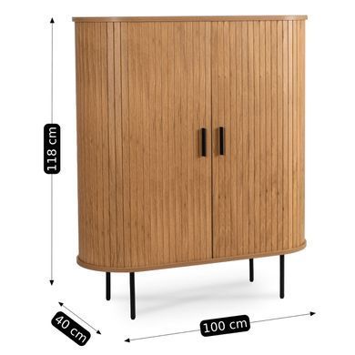 Комод MEBEL ELITE TRISH 100 см Дуб