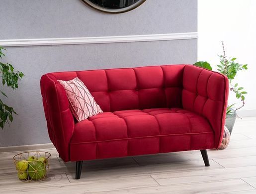 Диван Castello 2 Velvet Бордовый SIGNAL