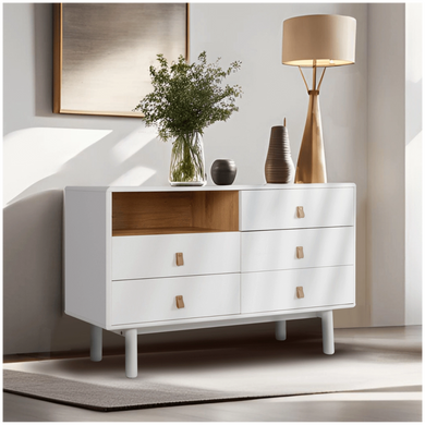 Комод MEBEL ELITE NAOMI Білий