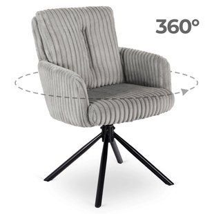 Стілець поворотний MEBEL ELITE JUNE Сірий