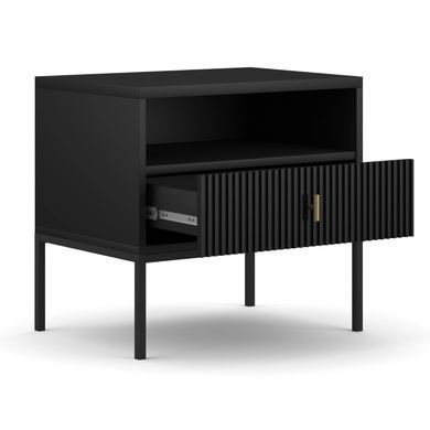 Тумба прикроватная MEBEL ELITE MARCOS Черный