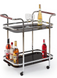 Барний столик Bar-7 Чорний 69x42x74 см HALMAR