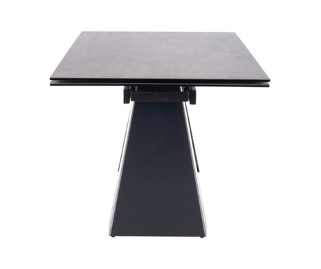 Стол Salvadore Ceramic II 120(180)x80 см Серый / Черный Мат SIGNAL