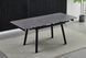 Стіл INTARSIO MADRID CERAMIC 120(180)*85 grigio latte matt/чорний каркас