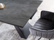 Стол Salvadore Ceramic II 120(180)x80 см Серый / Черный Мат SIGNAL