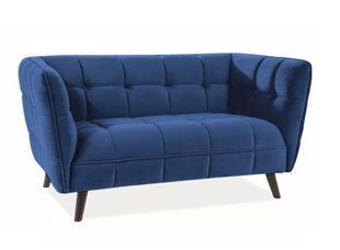 Диван Castello 2 Velvet Синий SIGNAL