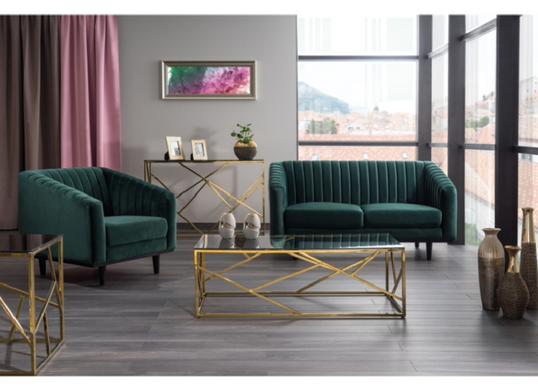 Диван Asprey 2 Velvet Зелений SIGNAL