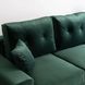 Диван 3-х місний оксамитовий MEBEL ELITE EMIL Velvet 230 см зелений