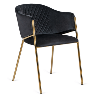 Кресло MEBEL ELITE INNES Velvet Черный