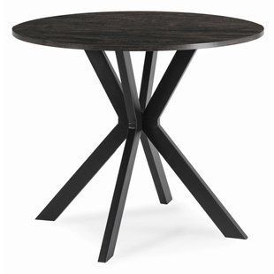 Обеденный стол MEBEL ELITE LAUREN 80 см Черный