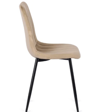 Стілець оксамитовий MEBEL ELITE IBIS велюр Бежевий