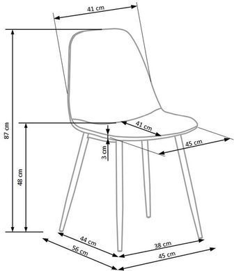 Стул K-417 Зеленый HALMAR