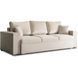 Диван 3-х місний оксамитовий MEBEL ELITE NICOLO Velvet 238 см бежевий