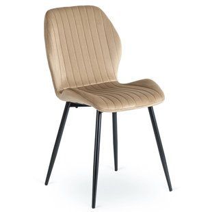 Стул бархатный MEBEL ELITE LILAC Бежевый