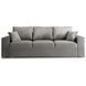 Диван 3-х местный бархатный MEBEL ELITE NICOLO Velvet 238 см серый