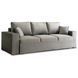 Диван 3-х місний оксамитовий MEBEL ELITE NICOLO Velvet 238 см сірий