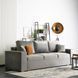 Диван 3-х местный бархатный MEBEL ELITE NICOLO Velvet 238 см серый