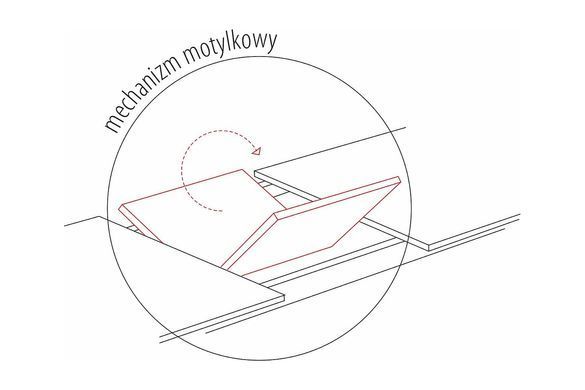 Стіл Porto 120(160)x120 см Сірий Мармур / Сталь Мат SIGNAL