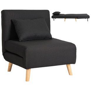 Кресло раскладное MEBEL ELITE MARRY ткань: черный