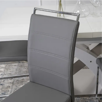 Стул MEBEL ELITE LOCA экокожа: Серый