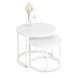 Комплект журнальних столів MEBEL ELITE JACK 2 шт 53*53 см Білий