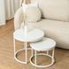 Комплект журнальних столів MEBEL ELITE JACK 2 шт 53*53 см Білий
