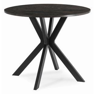 Обеденный стол MEBEL ELITE LAUREN 90 см Черный
