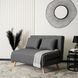 Диван раскладной MEBEL ELITE MARRY 2 ткань: серый