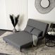 Диван раскладной MEBEL ELITE MARRY 2 ткань: серый