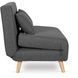 Диван раскладной MEBEL ELITE MARRY 2 ткань: серый