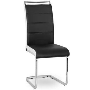 Стул MEBEL ELITE LOCA экокожа: Черно-белый