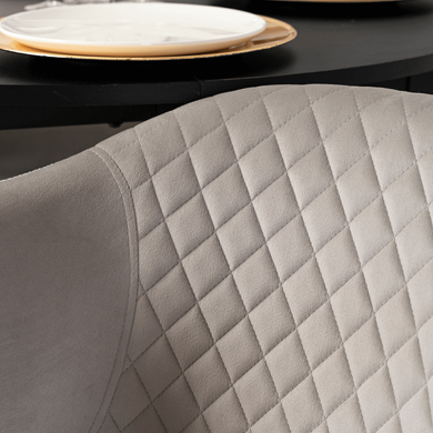 Крісло MEBEL ELITE INNES 2 Velvet Сіре