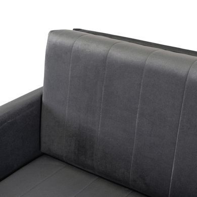 Розкладний диван MEBEL ELITE VERO Welur 2 Сірий