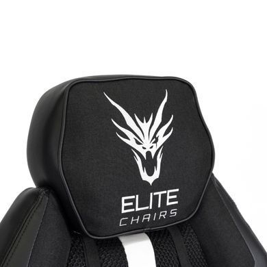 Геймерское кресло MEBEL ELITE FURY Черный/белый