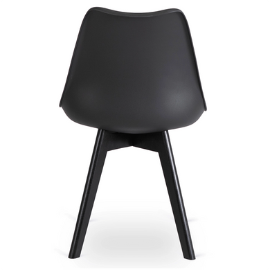 Обеденный стул MEBEL ELITE SCANDI Черный/Черный